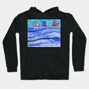 Three Ships Sailng In Hoodie